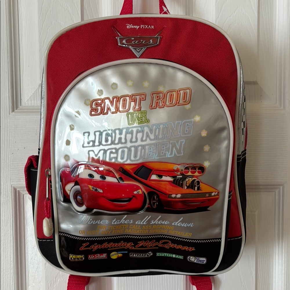 Backpack Disney Cars 11” x 9.5” new adjustable straps Global Design Concepts
